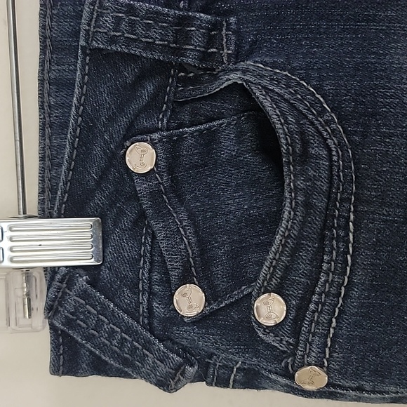 Eighty Eight Blue Skinny Faded Jeans 30 X 32 Juniors 11 - Picture 4 of 14